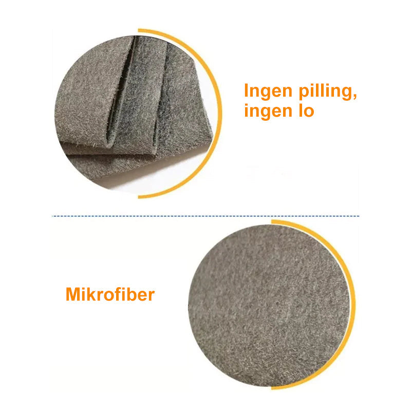 Fortykket Magisk Rengjøringsklut – Effektiv Mikrofiberklut for Flekkfri Rengjøring på Alle Overflater | Perfekt for Kjøkken, Bad og Bilrengjøring, Høy Absorberingsevne