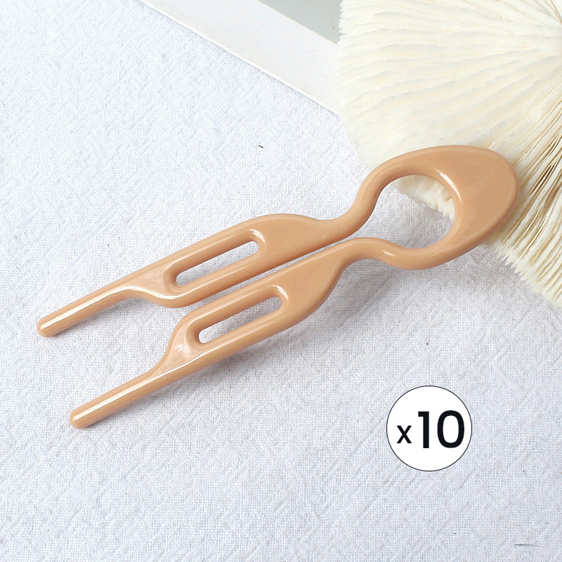 Fransk Hårnål – Elegant og Slitesterk Hårklemme for Langvarig Hold, Komfortabel Styling og Volum, Perfekt for Alle Hårtyper