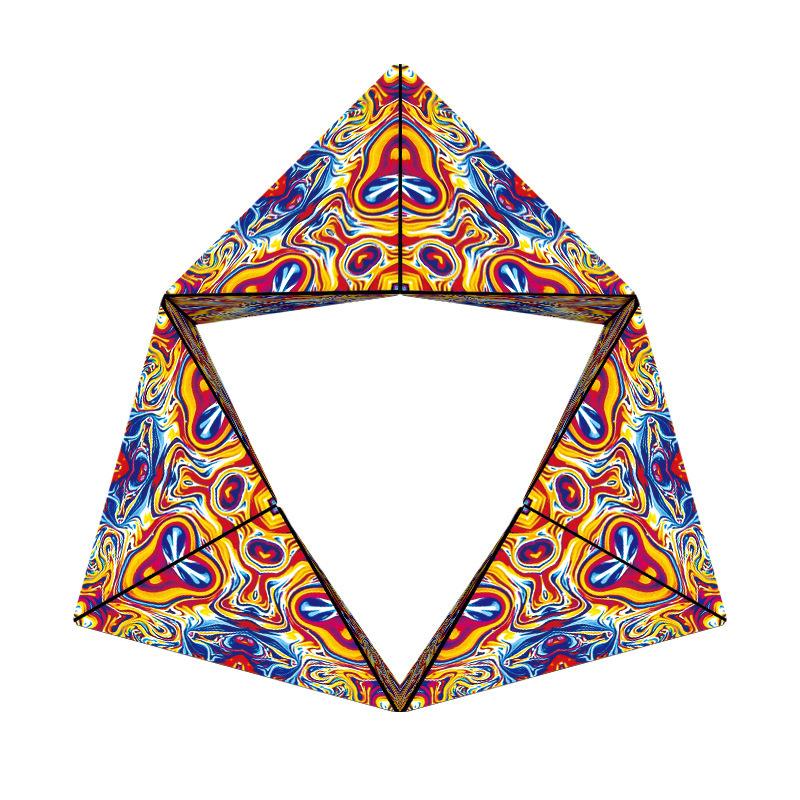 Magisk Magnetisk Kub – Skap 70+ Geometriske Former, Kreativ Byggleke for Barn 8+