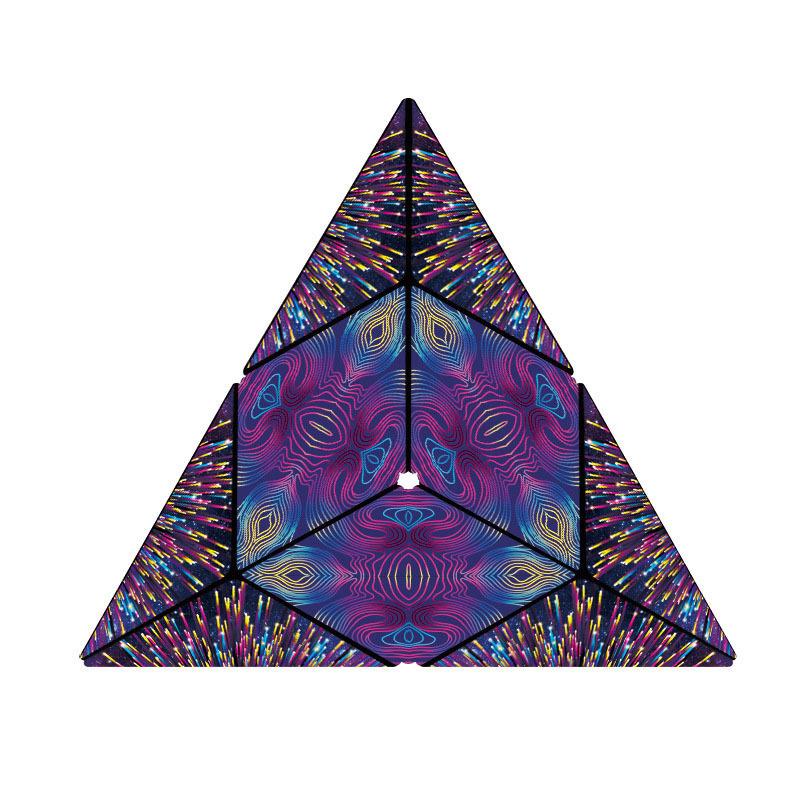 Magisk Magnetisk Kub – Skap 70+ Geometriske Former, Kreativ Byggleke for Barn 8+