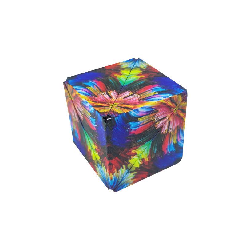 Magisk Magnetisk Kub – Skap 70+ Geometriske Former, Kreativ Byggleke for Barn 8+