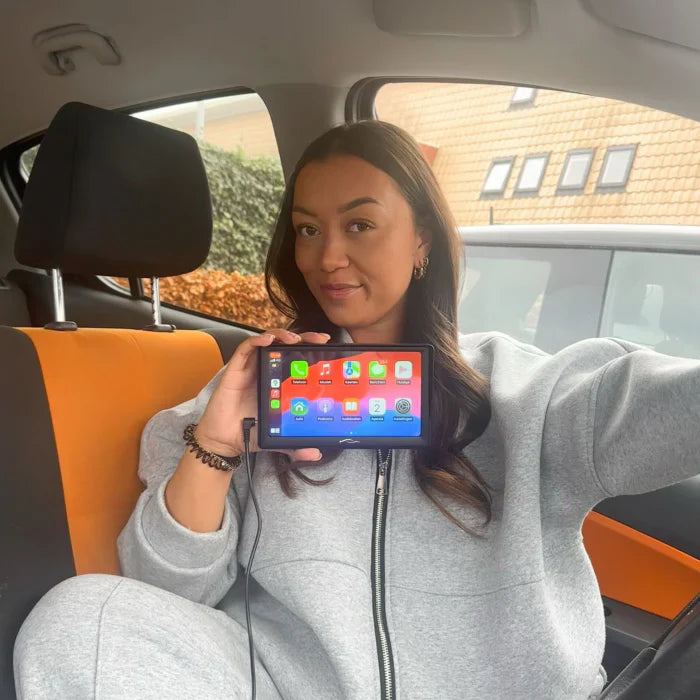 SmartDrive Bilskjerm – Trådløs Apple CarPlay & Android Auto | Enkel Installasjon, Ryggekamera, Bluetooth & GPS