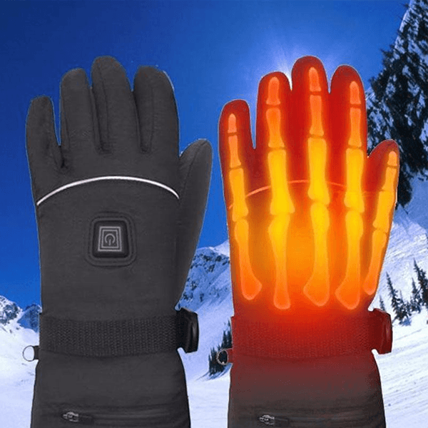 Oppladbare Varme Hansker med 3 Temperaturnivåer – Vannett, Vindtett & Lang Batteritid | Ski, Fiske, Vandring