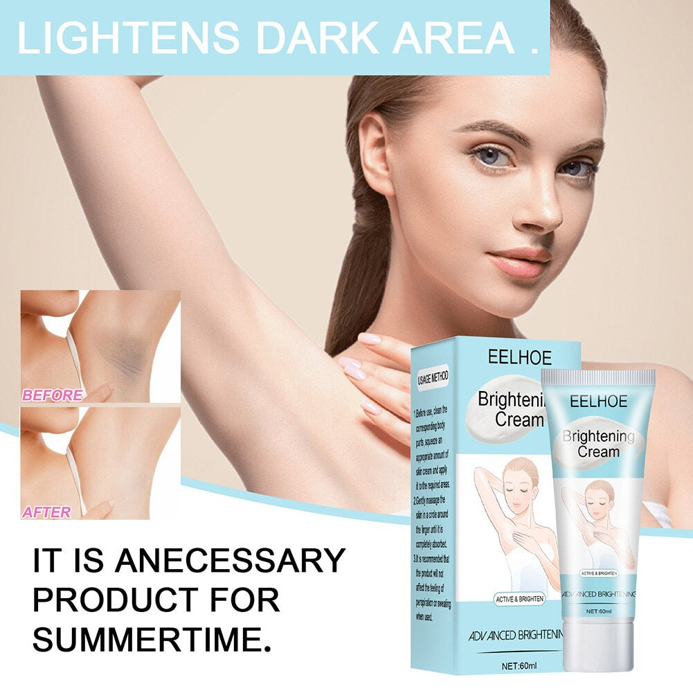Instant Whitening Cream – Lysnende Ansiktskrem for Strålende Hud, Fuktighetsgivende og Utjevnende, Reduserer Mørke Flekker og Pigmentering