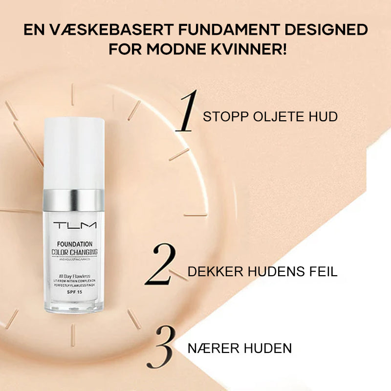 Beste Fargeskiftende Foundation For Moden Hud