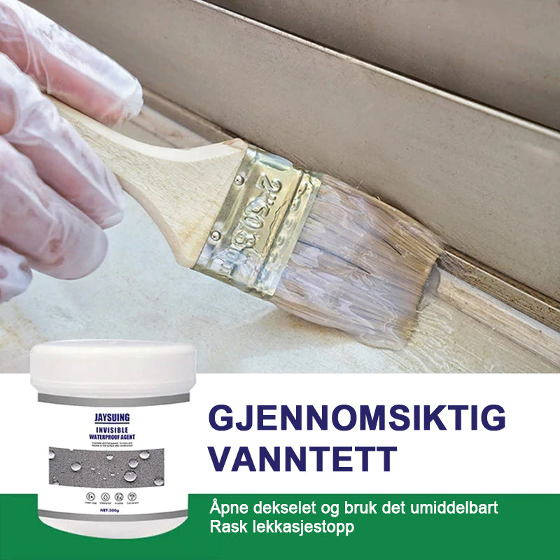 Gjennomsiktig Vanntett Beleggmiddel – Beskyttelse for Tre, Stein & Betong