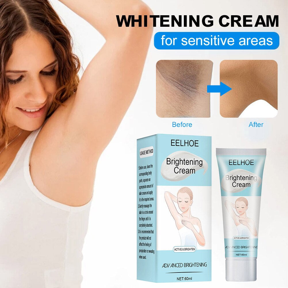 Instant Whitening Cream – Lysnende Ansiktskrem for Strålende Hud, Fuktighetsgivende og Utjevnende, Reduserer Mørke Flekker og Pigmentering