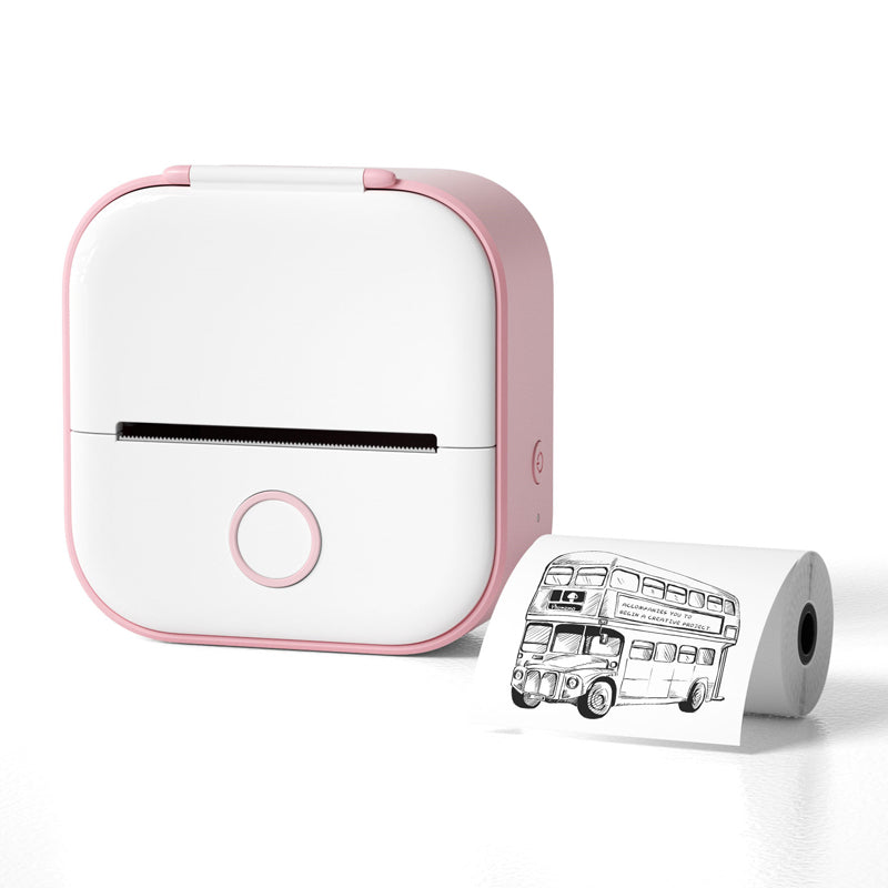 Mini bærbar Bluetooth-skriver