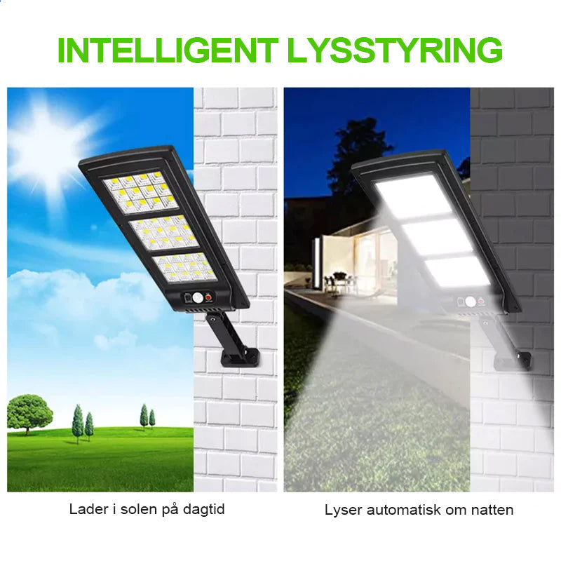 Solar fjernstyrt gatelys