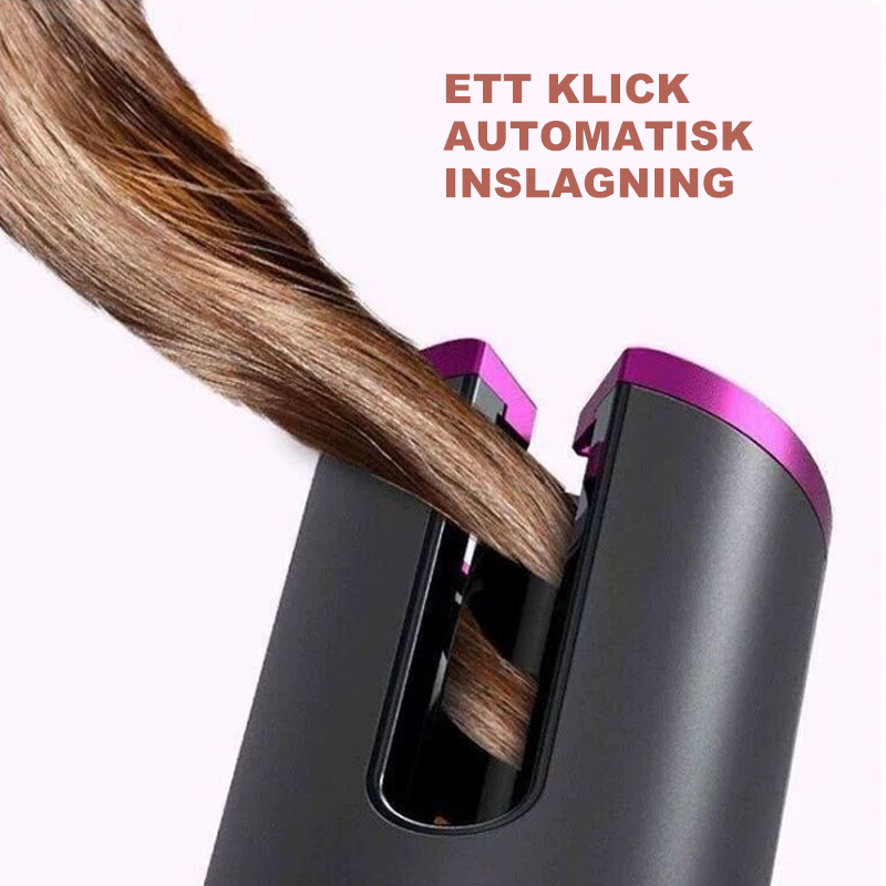 Trådløs Automatisk Løkjerette | 6 Temperaturnivåer, USB-Ladbar & Bærbar | For Alle Hårtyper