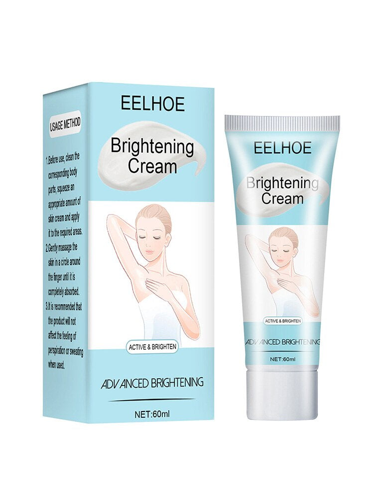 Instant Whitening Cream – Lysnende Ansiktskrem for Strålende Hud, Fuktighetsgivende og Utjevnende, Reduserer Mørke Flekker og Pigmentering