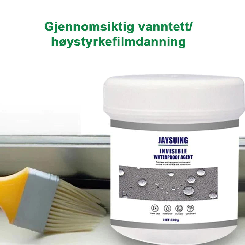Gjennomsiktig Vanntett Beleggmiddel – Beskyttelse for Tre, Stein & Betong