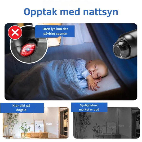 NanoWatch - Bærbart WiFi Kamera Med Lang Batterilevetid Og HD Opptak