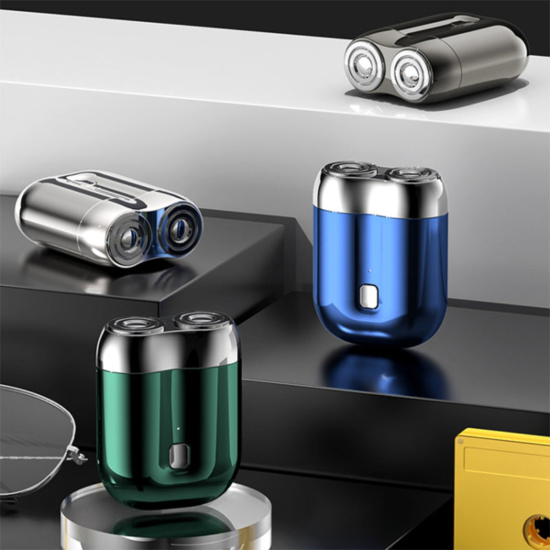 Mini Elektrisk Rakapparat for Menn | Vanntett, USB-Ladbar & Stille | Reisevennlig Håndholdt Barbermaskin med Hypoallergen Klinge
