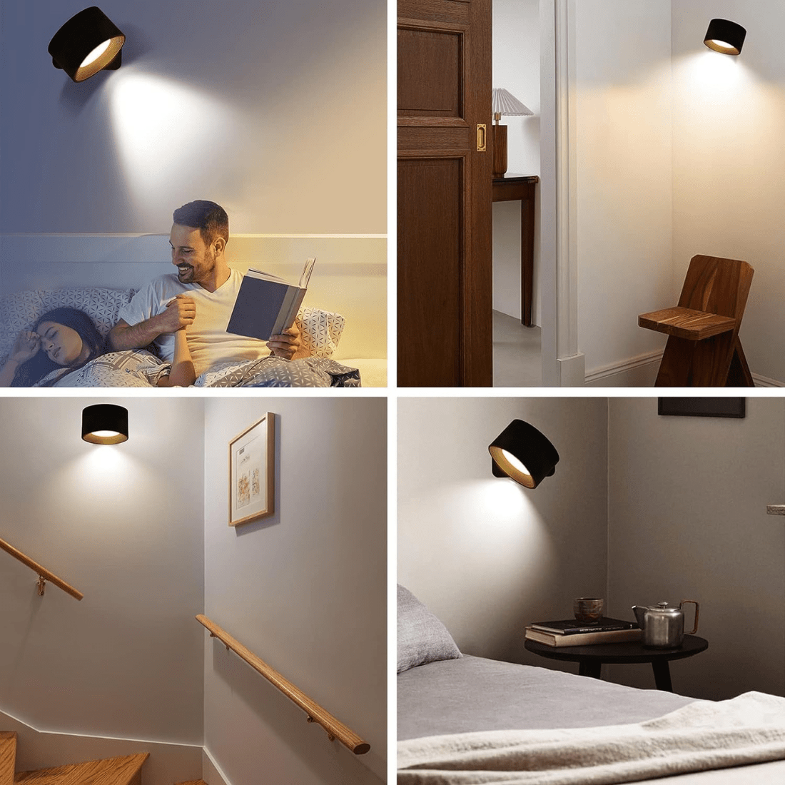 VersaLamp | Trådløs Vegglampe med Fleksibel Design
