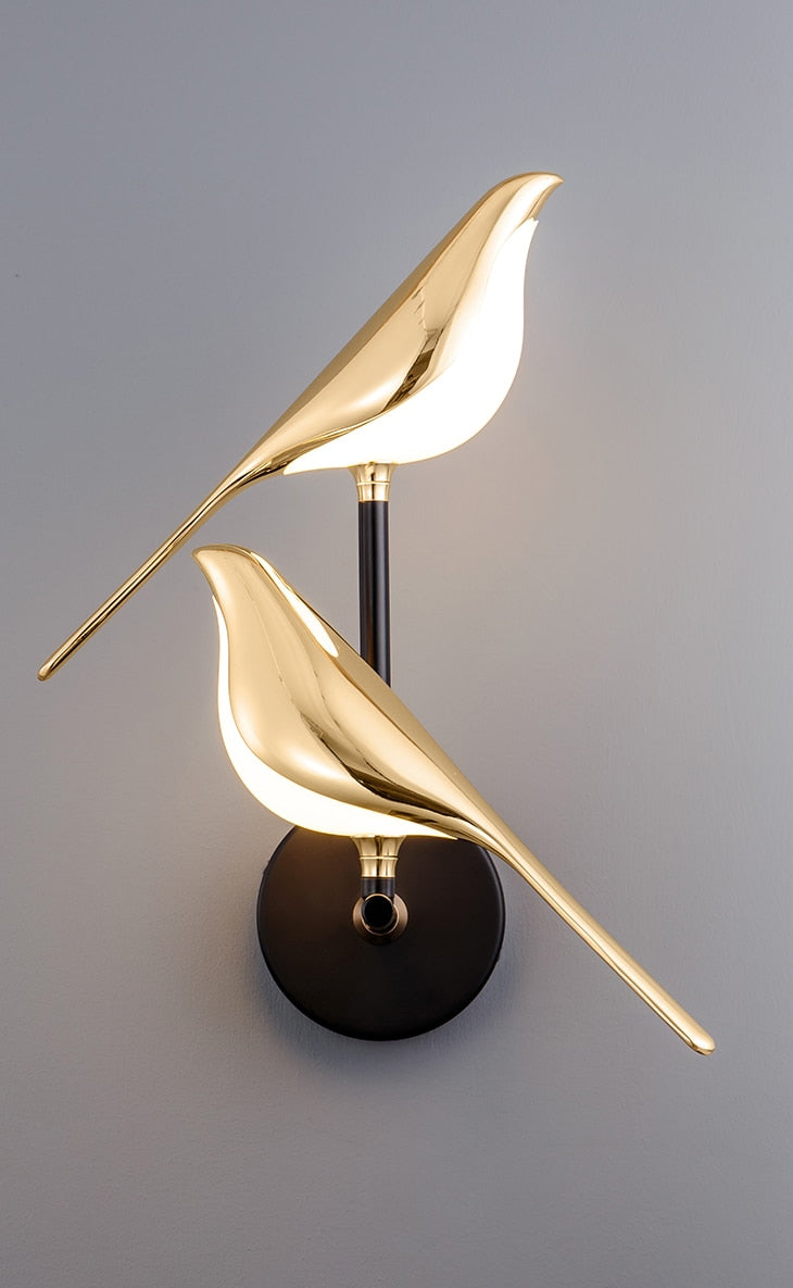 MrBird™ Magnetisk LED Lampe – Moderne Bordlampe & Vegglampe med Justerbar Lys | Energieffektiv og Elegant Belysning for Hjemmet