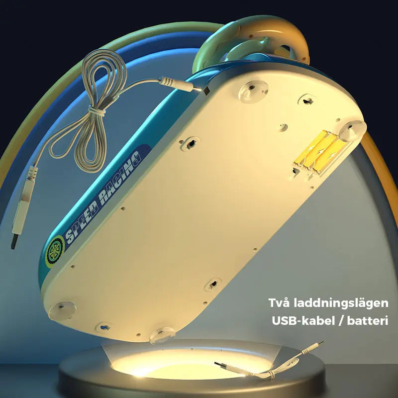 Interaktiv Ratt for Barn – Pedagogisk Kjøresimulator med Lyd, Musikk og Lys, Trafikklæringsleke for Småbarn, Perfekt Gave til Barn 3+ år