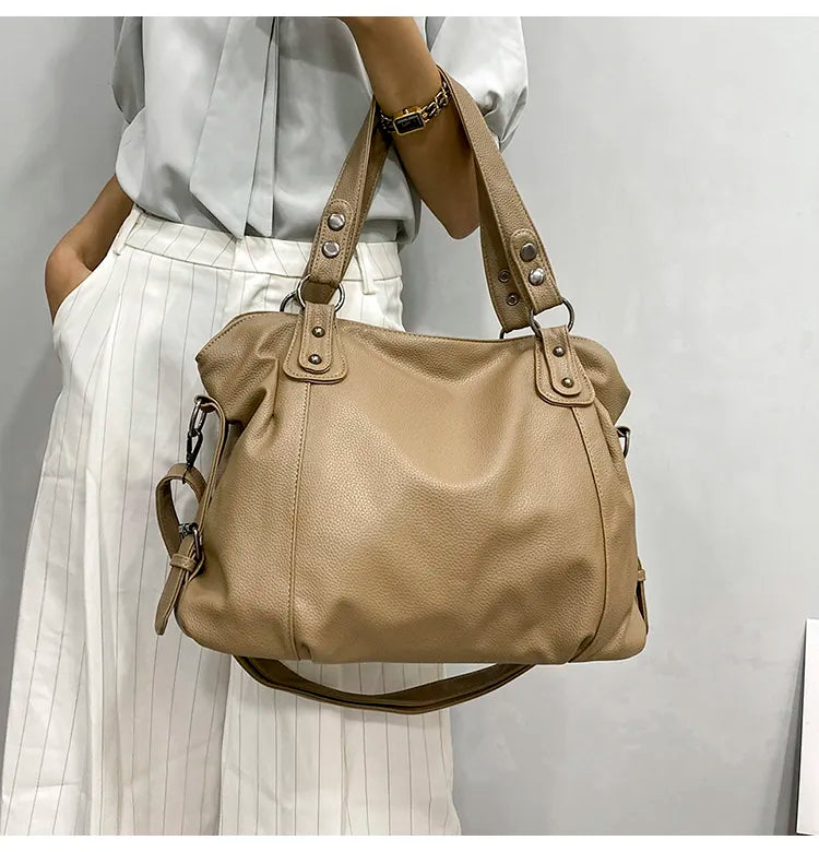 Althea Skulderveske – Stor & Elegant Håndveske med Romslig Design | Perfekt for Jobb, Reise & Hverdag