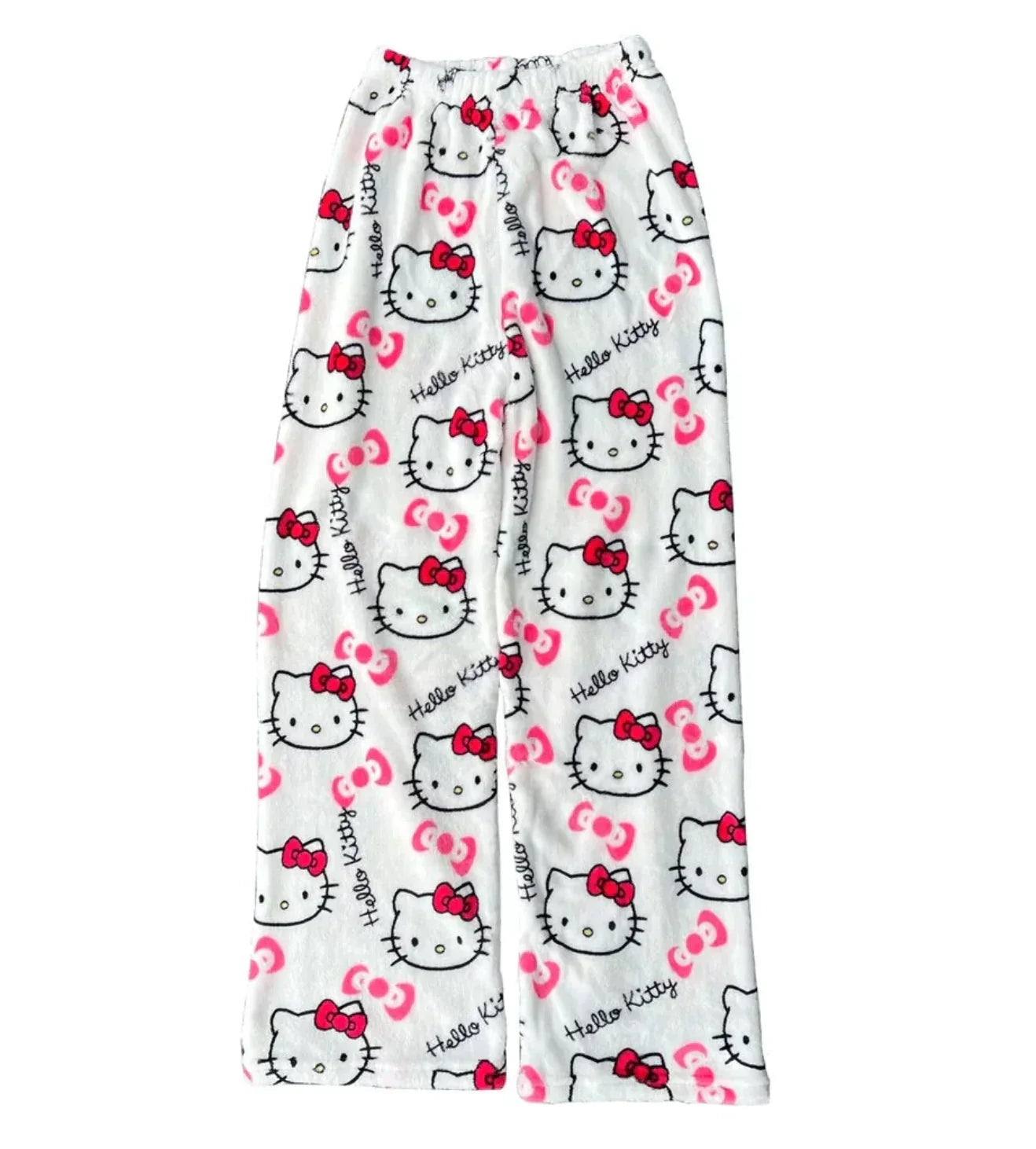 Hello Kitty Pysjamas Sett – Myk og Koselig Nattøy for Damer | Perfekt Gave, Komfortabel & Søt Design