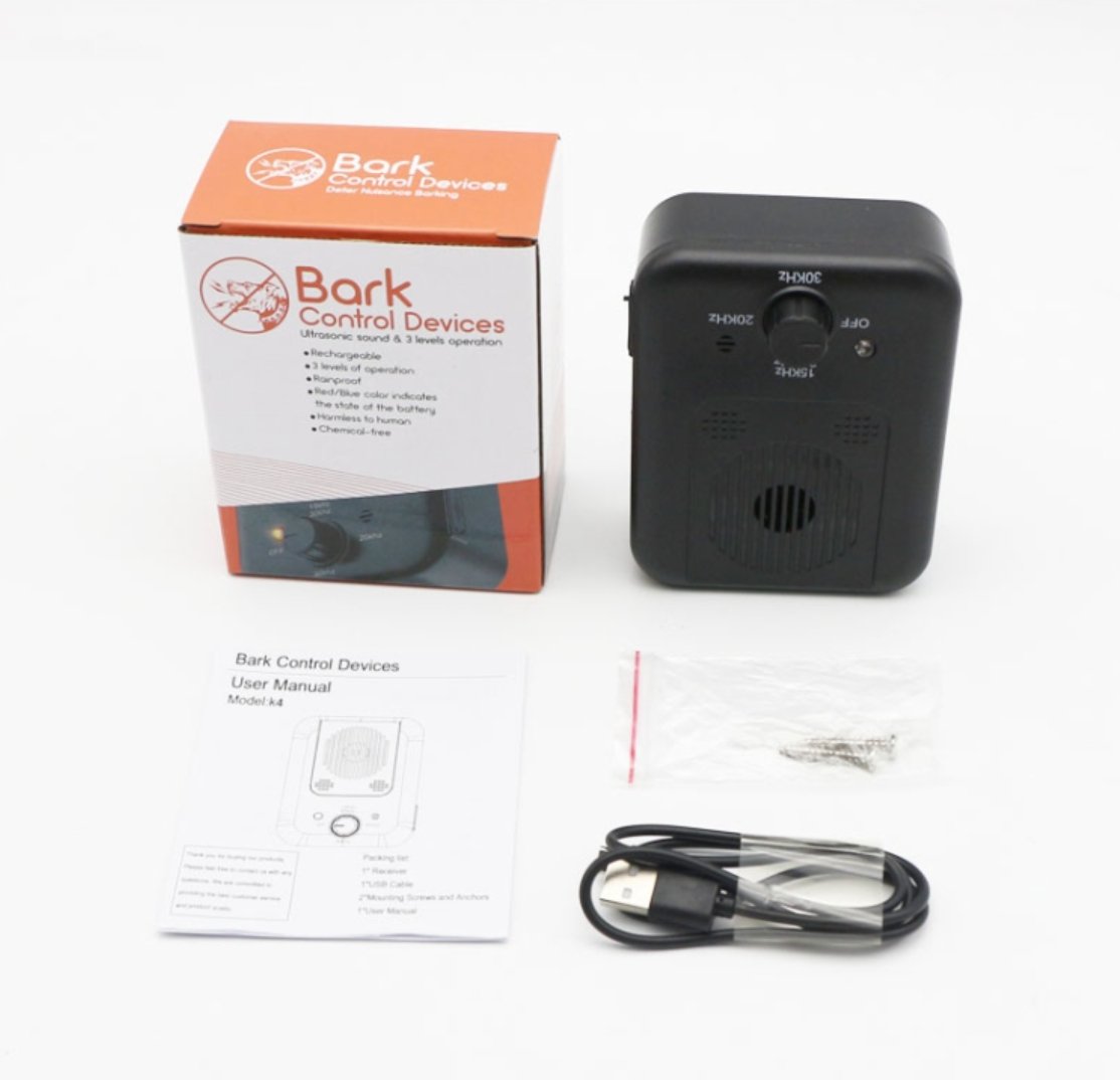 Anti hunde bjeffestasjon - Sonic Anti Dog Bark Device