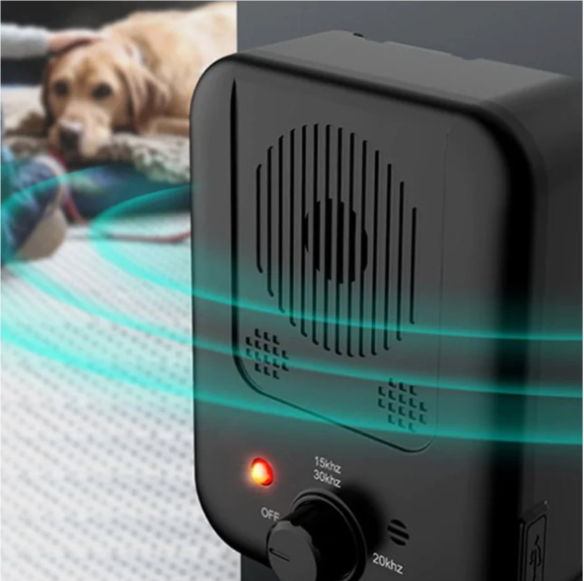Anti hunde bjeffestasjon - Sonic Anti Dog Bark Device