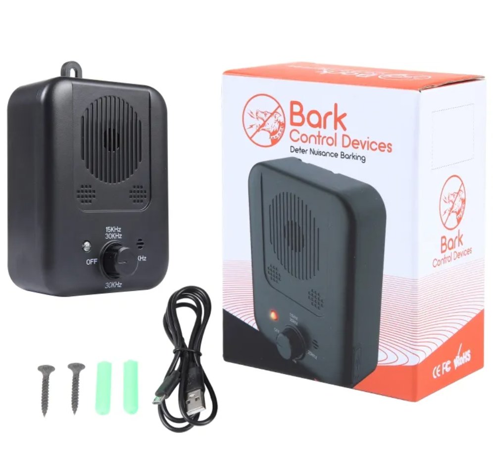 Anti hunde bjeffestasjon - Sonic Anti Dog Bark Device