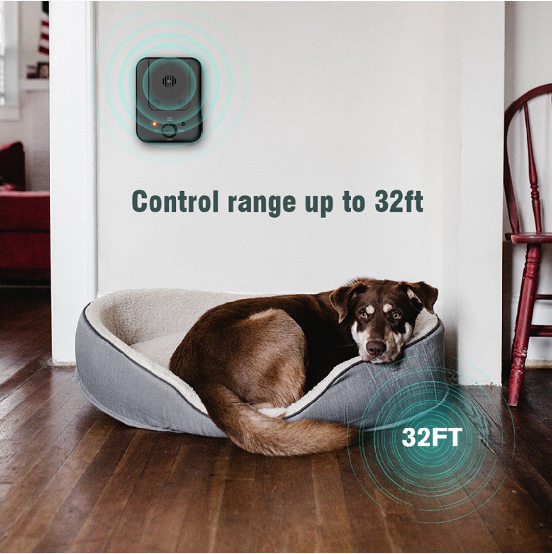 Anti hunde bjeffestasjon - Sonic Anti Dog Bark Device