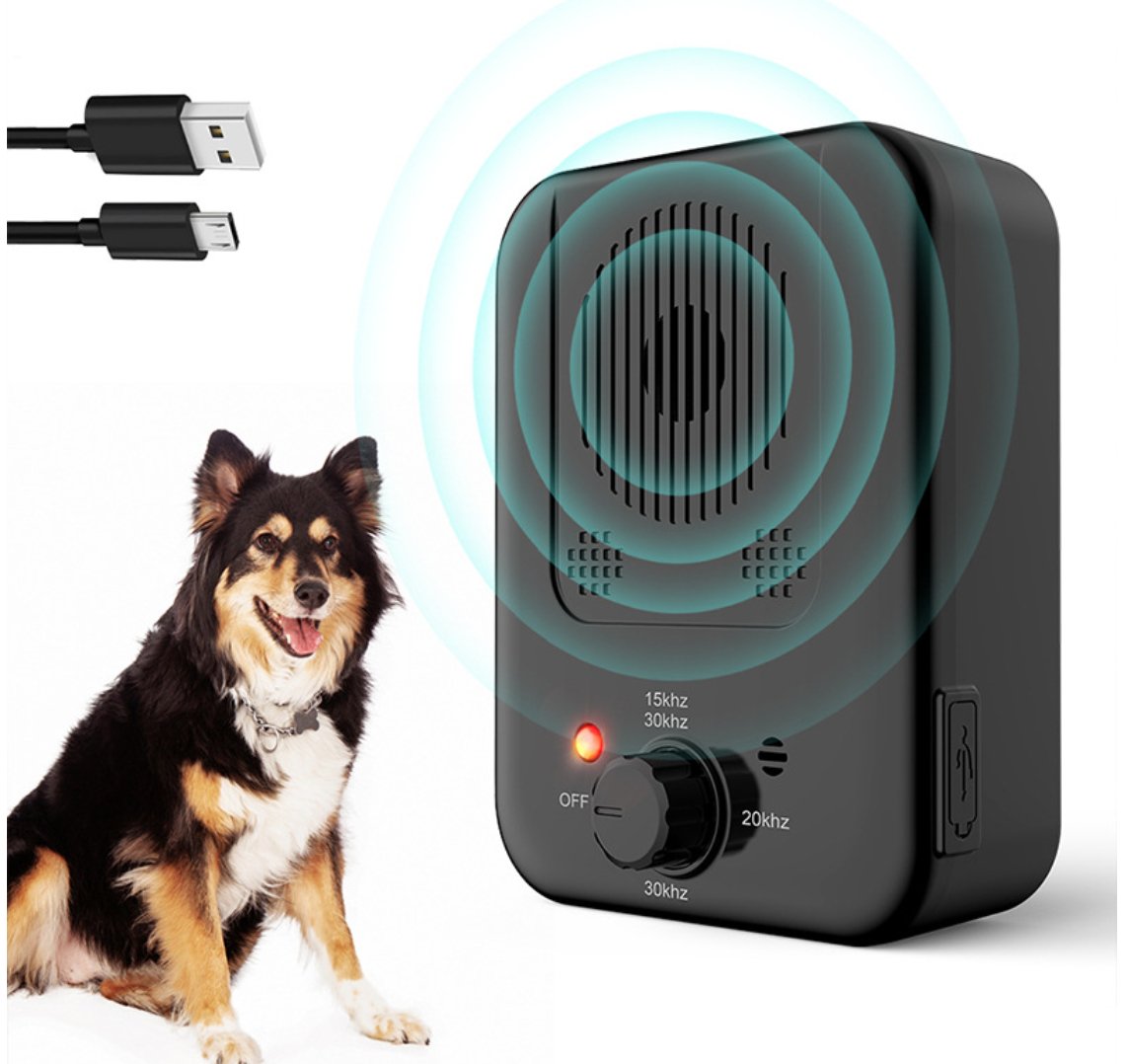 Anti hunde bjeffestasjon - Sonic Anti Dog Bark Device