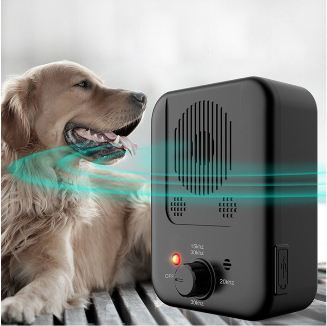 Anti hunde bjeffestasjon - Sonic Anti Dog Bark Device