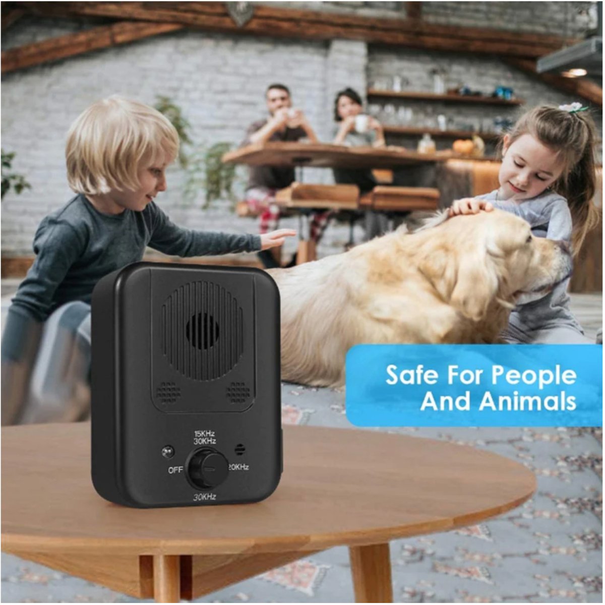 Anti hunde bjeffestasjon - Sonic Anti Dog Bark Device