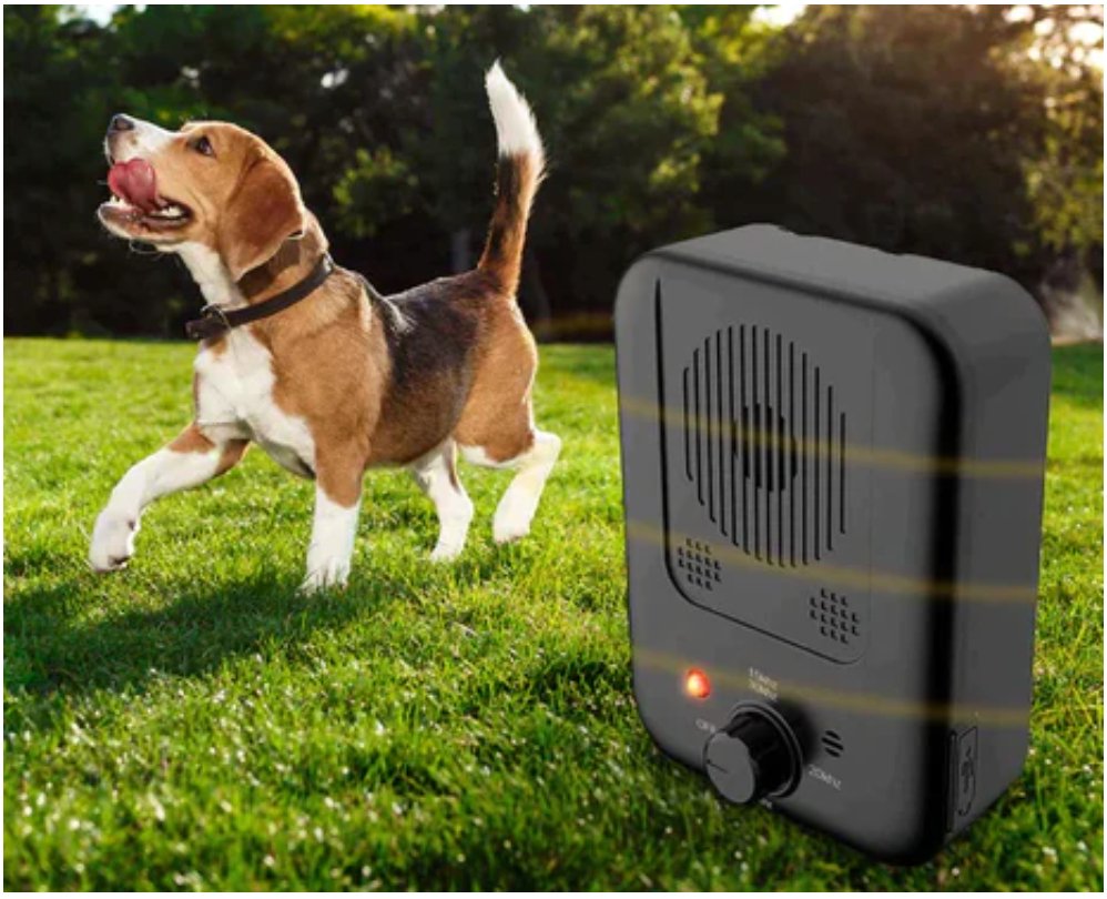 Anti hunde bjeffestasjon - Sonic Anti Dog Bark Device