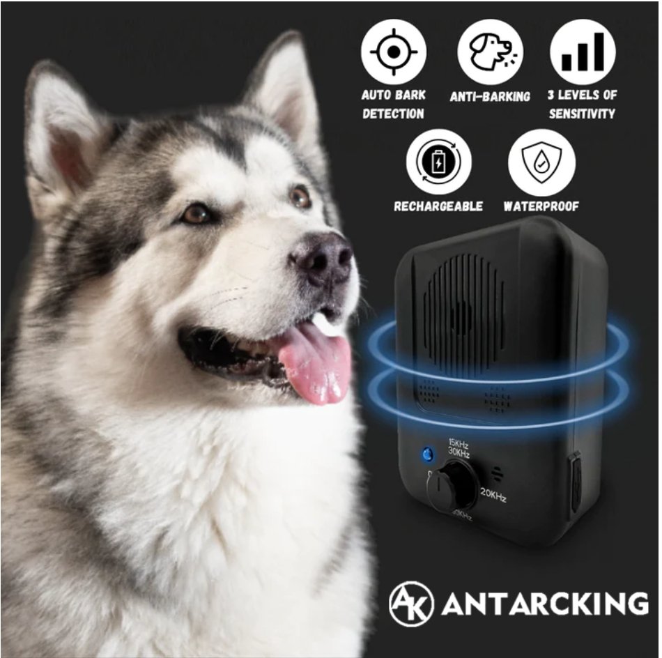Anti hunde bjeffestasjon - Sonic Anti Dog Bark Device