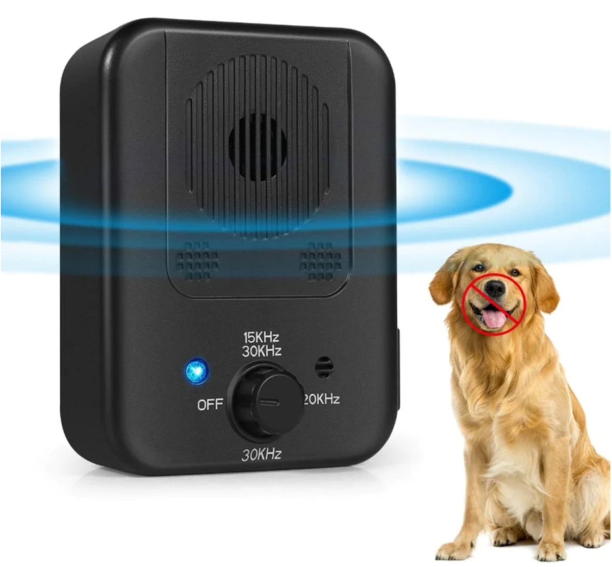 Anti hunde bjeffestasjon - Sonic Anti Dog Bark Device