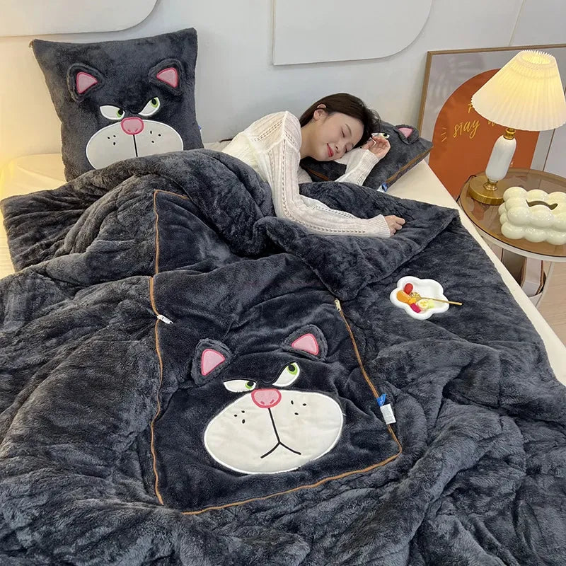 CozyNest - Teppe Med Pute