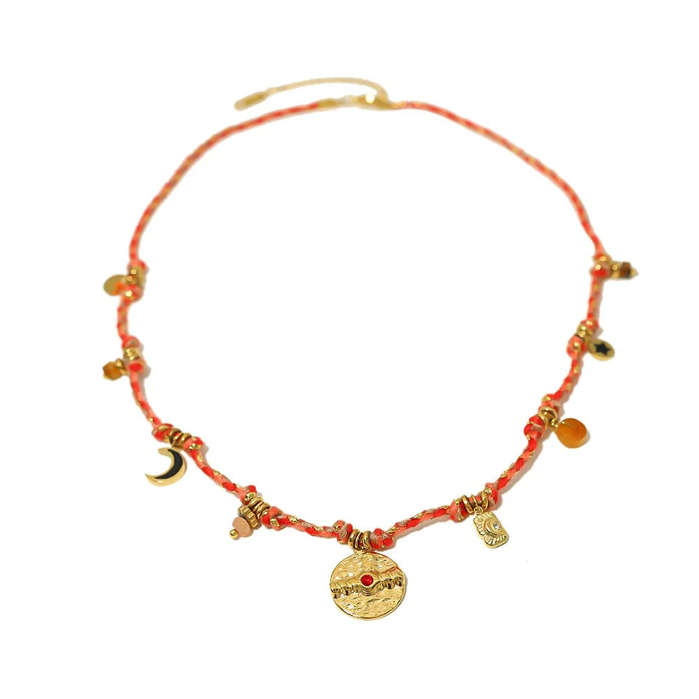 Inca™ - Vintage håndlaget armbånd og halskjede