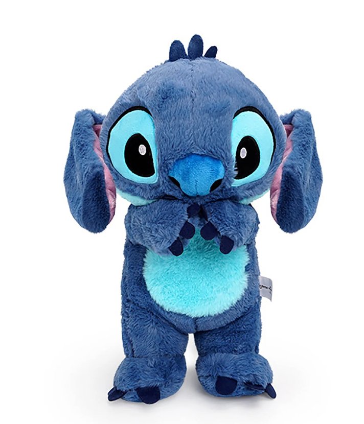 Kawaii Stitch Plush Doll med avslappende musikk og pustefunksjon