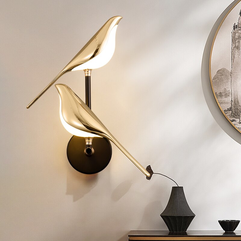 MrBird™ Magnetisk LED Lampe – Moderne Bordlampe & Vegglampe med Justerbar Lys | Energieffektiv og Elegant Belysning for Hjemmet