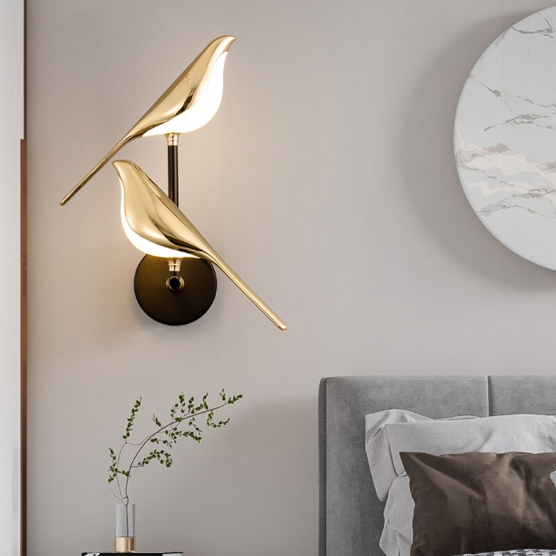 MrBird™ Magnetisk LED Lampe – Moderne Bordlampe & Vegglampe med Justerbar Lys | Energieffektiv og Elegant Belysning for Hjemmet