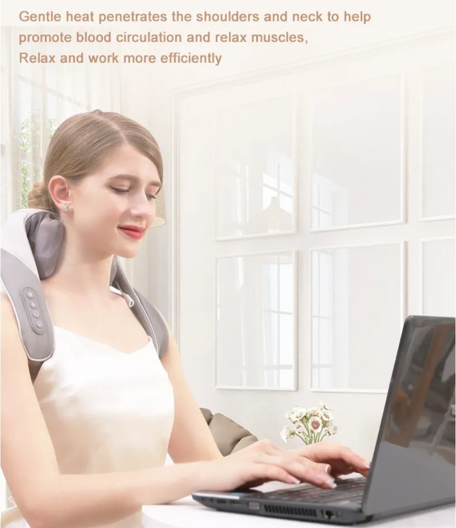 Smart nakke og skuldre massasje Shiatsu apparat