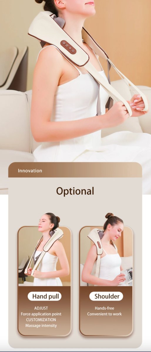 Smart nakke og skuldre massasje Shiatsu apparat
