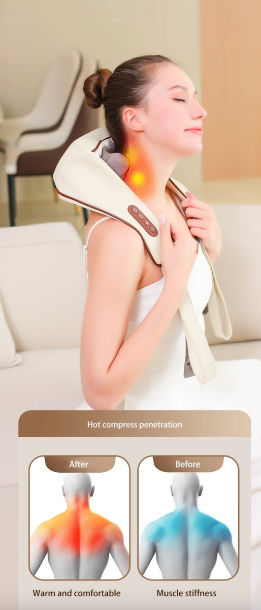 Smart nakke og skuldre massasje Shiatsu apparat