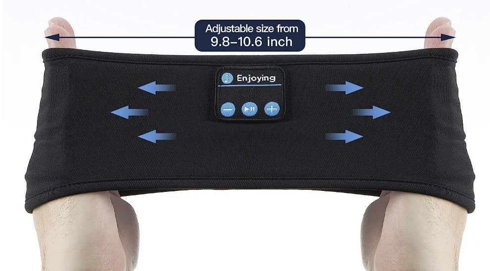 Trådløst Bluetooth-hodebånd og sove hodetelefoner Bluetooth-pannebånd Headband