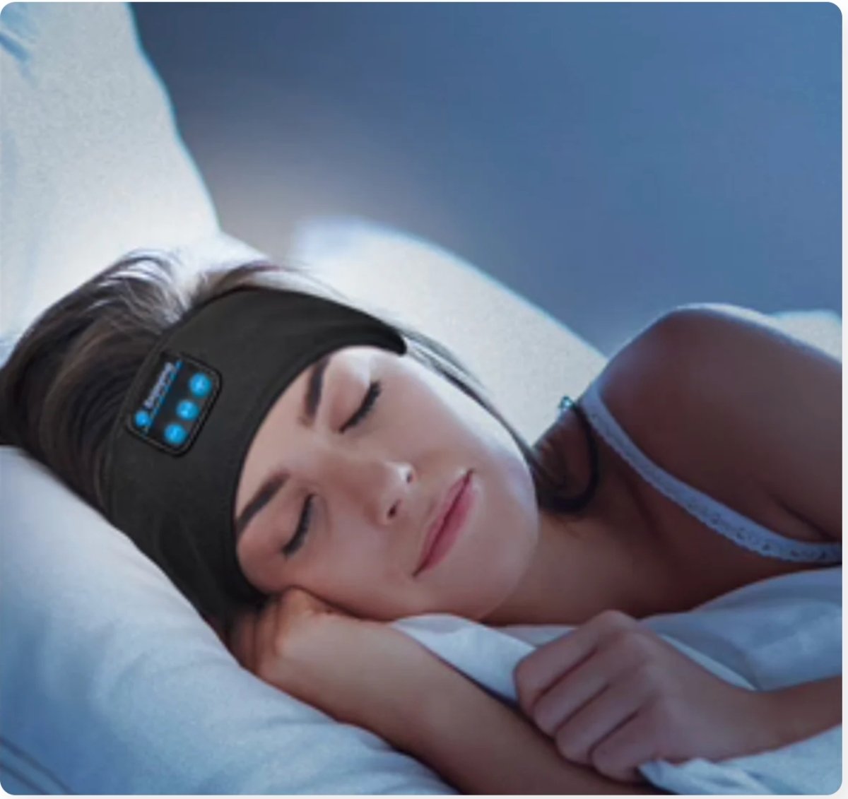 Trådløst Bluetooth-hodebånd og sove hodetelefoner Bluetooth-pannebånd Headband