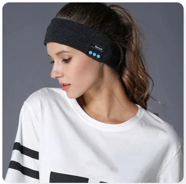 Trådløst Bluetooth-hodebånd og sove hodetelefoner Bluetooth-pannebånd Headband