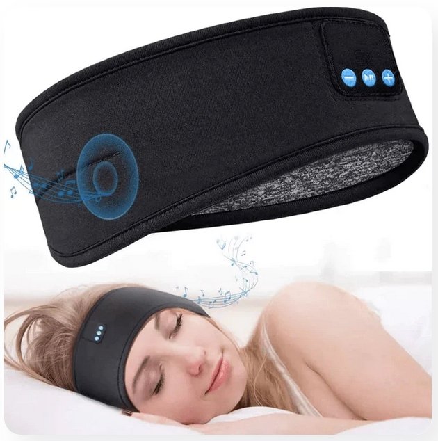 Trådløst Bluetooth-hodebånd og sove hodetelefoner Bluetooth-pannebånd Headband