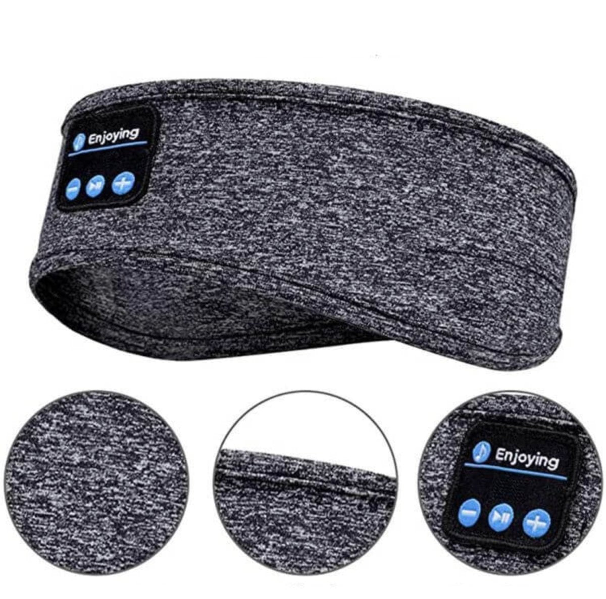 Trådløst Bluetooth-hodebånd og sove hodetelefoner Bluetooth-pannebånd Headband