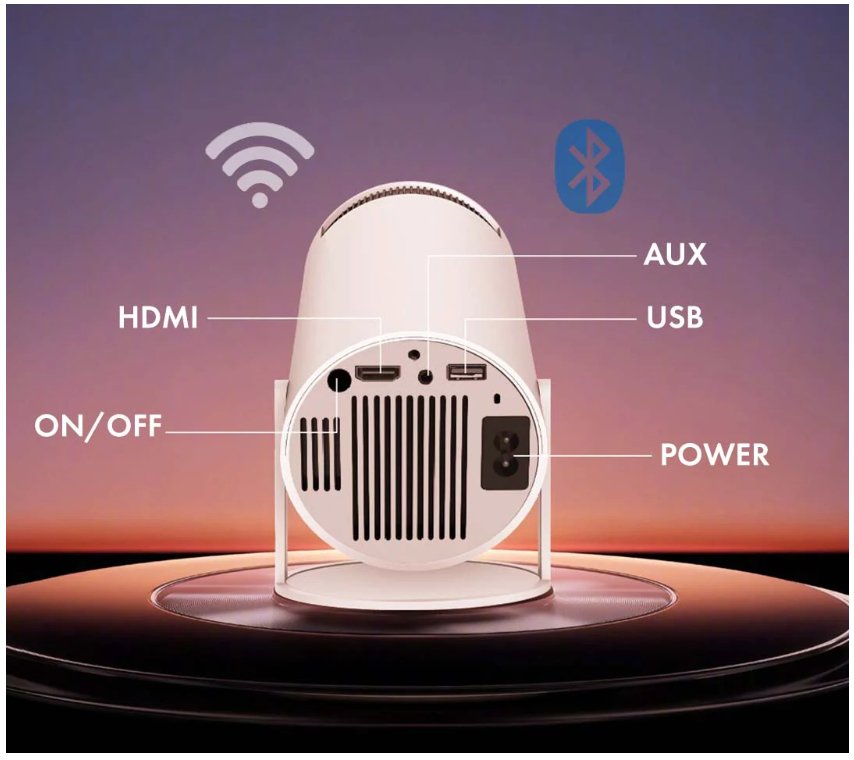 Ultra NanoView Projector HD™ - stilige HY300 Smart HD Projektor