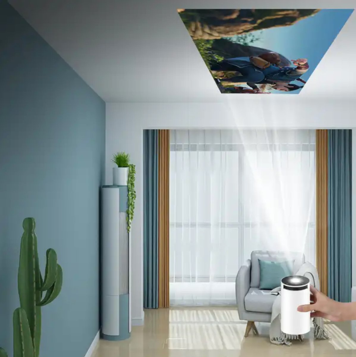 Ultra NanoView Projector HD™ - stilige HY300 Smart HD Projektor