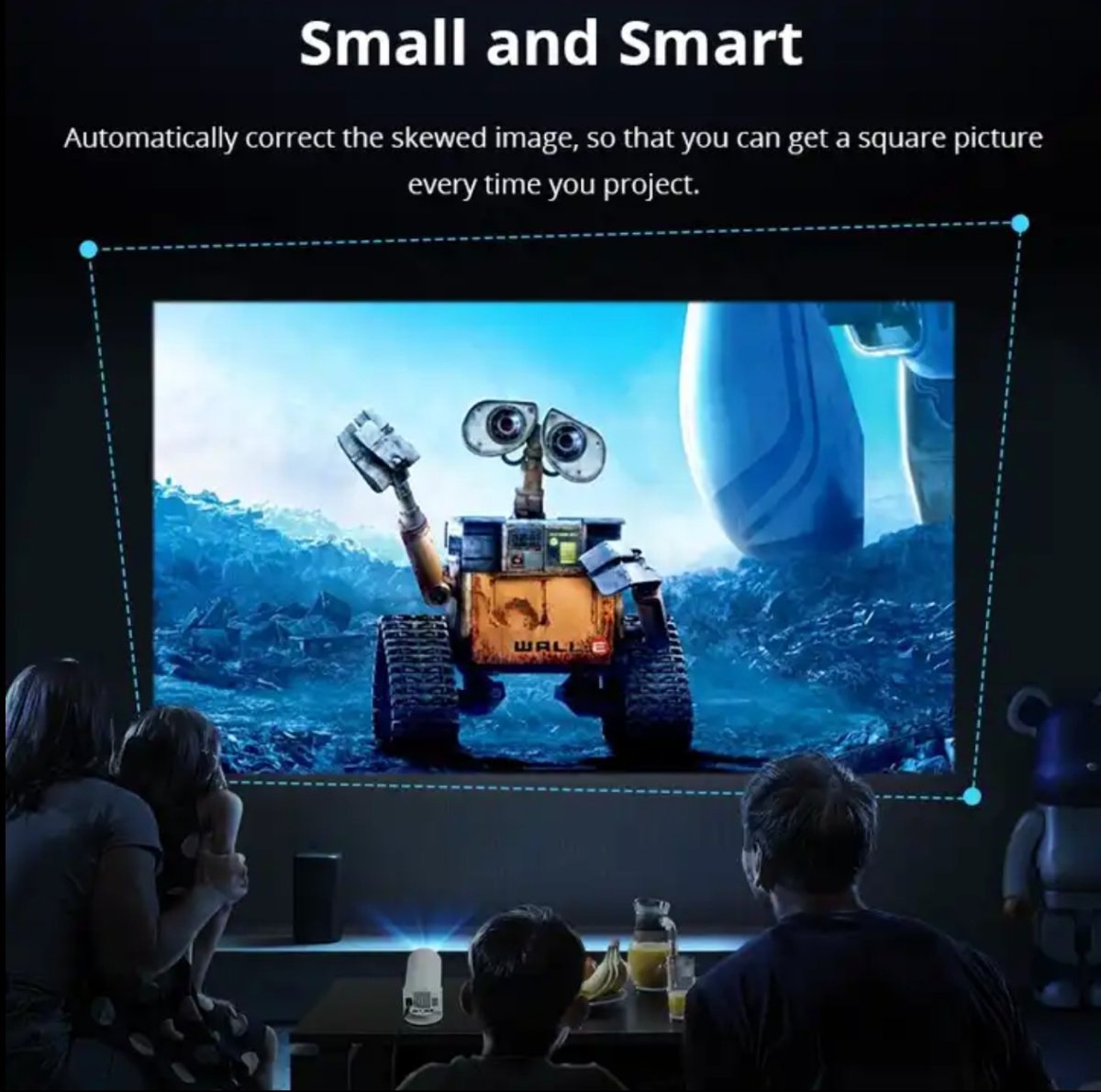 Ultra NanoView Projector HD™ - stilige HY300 Smart HD Projektor