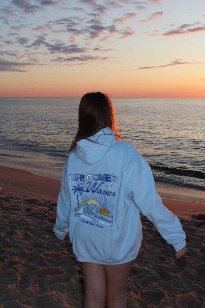 Cecilie™ - Beachy Embroidered Hoodie